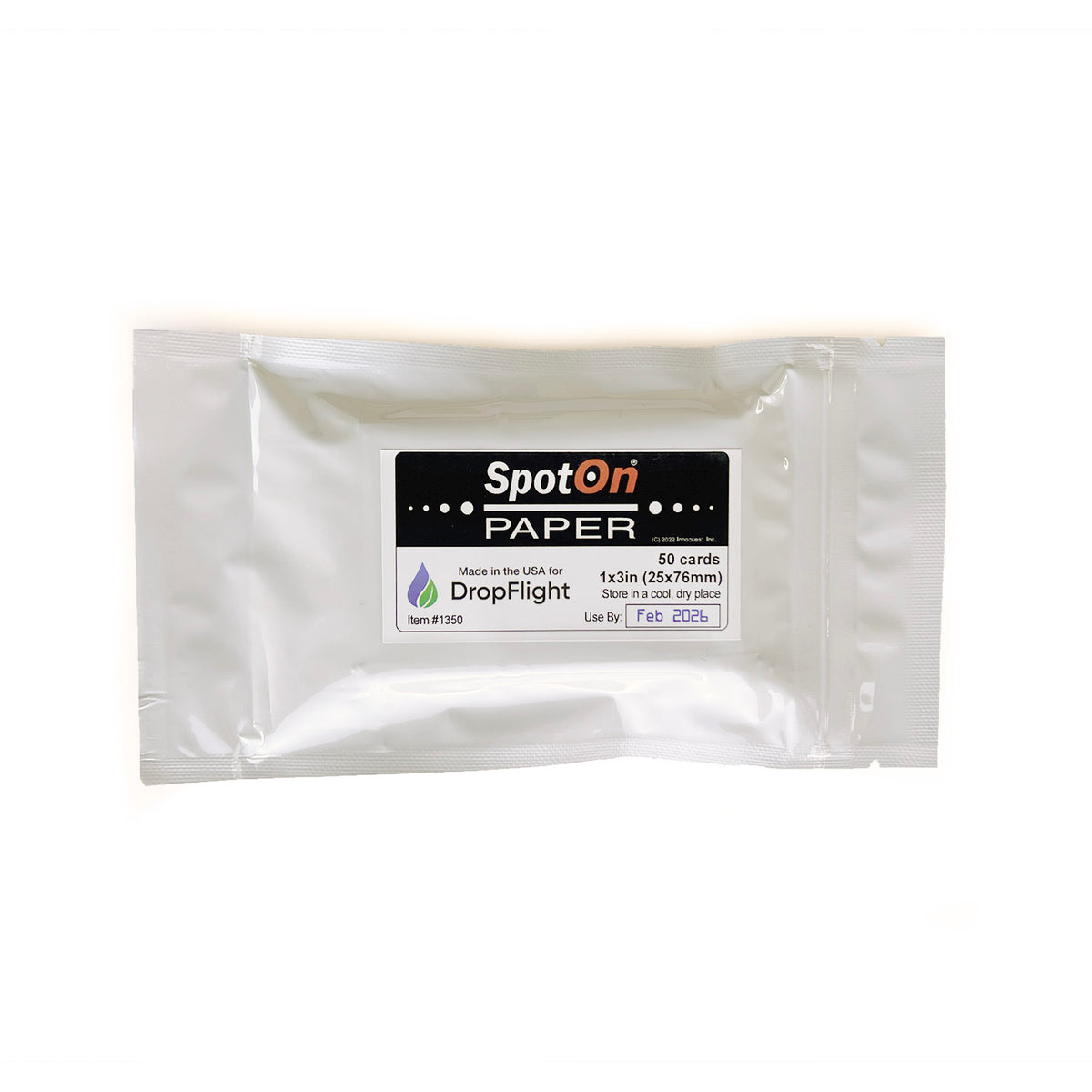 Sensitivity Paper Water-Sensitive Paper – DropFlight